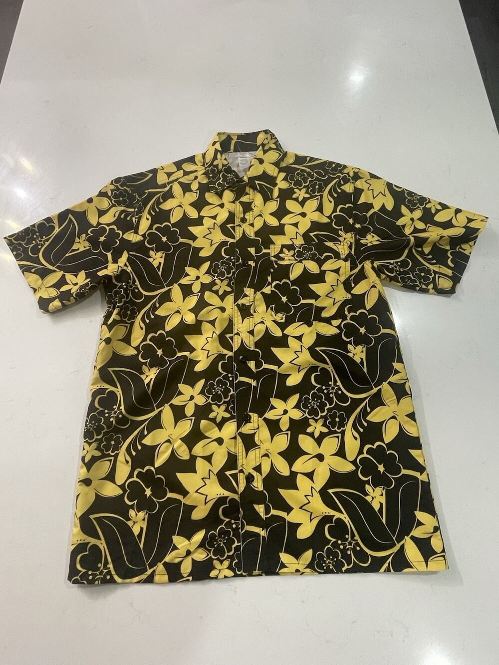 Fear and Loathing in Las Vegas Shirt Small Yellow Raoul Duke Hawaiian Costume S
